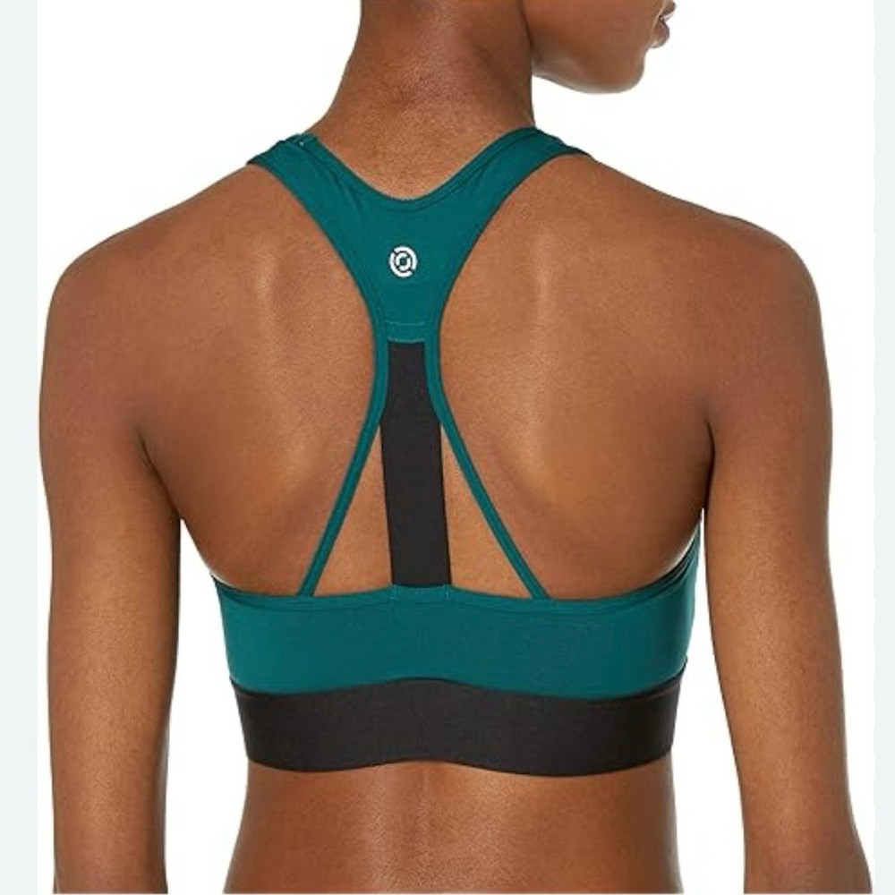Core 10‎ All Around Medium-Support T-Back Sports Bra Teal Size Medium